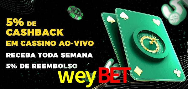 Promoções do cassino ao Vivo weybet